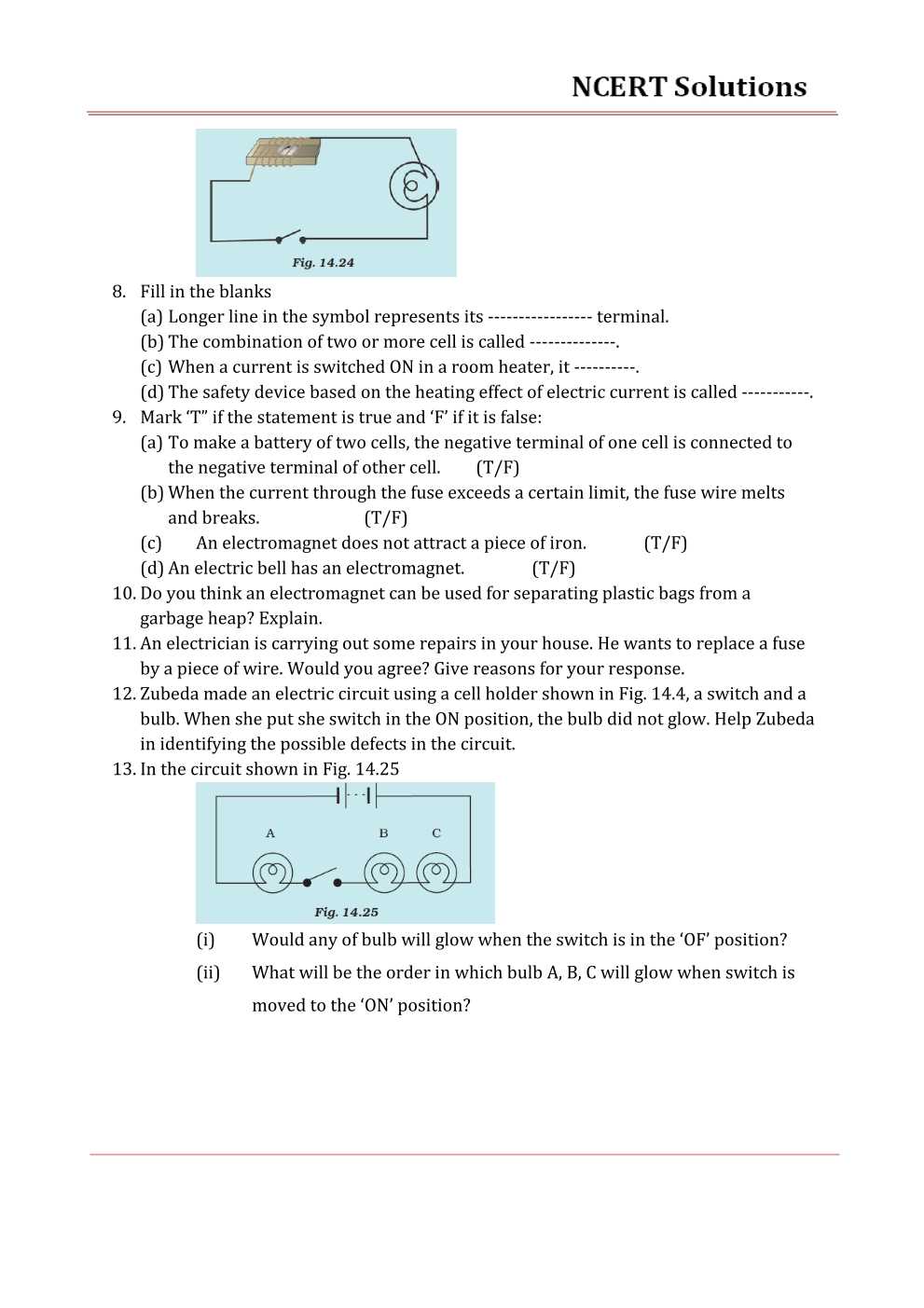 case study questions for class 7 science chapter 14