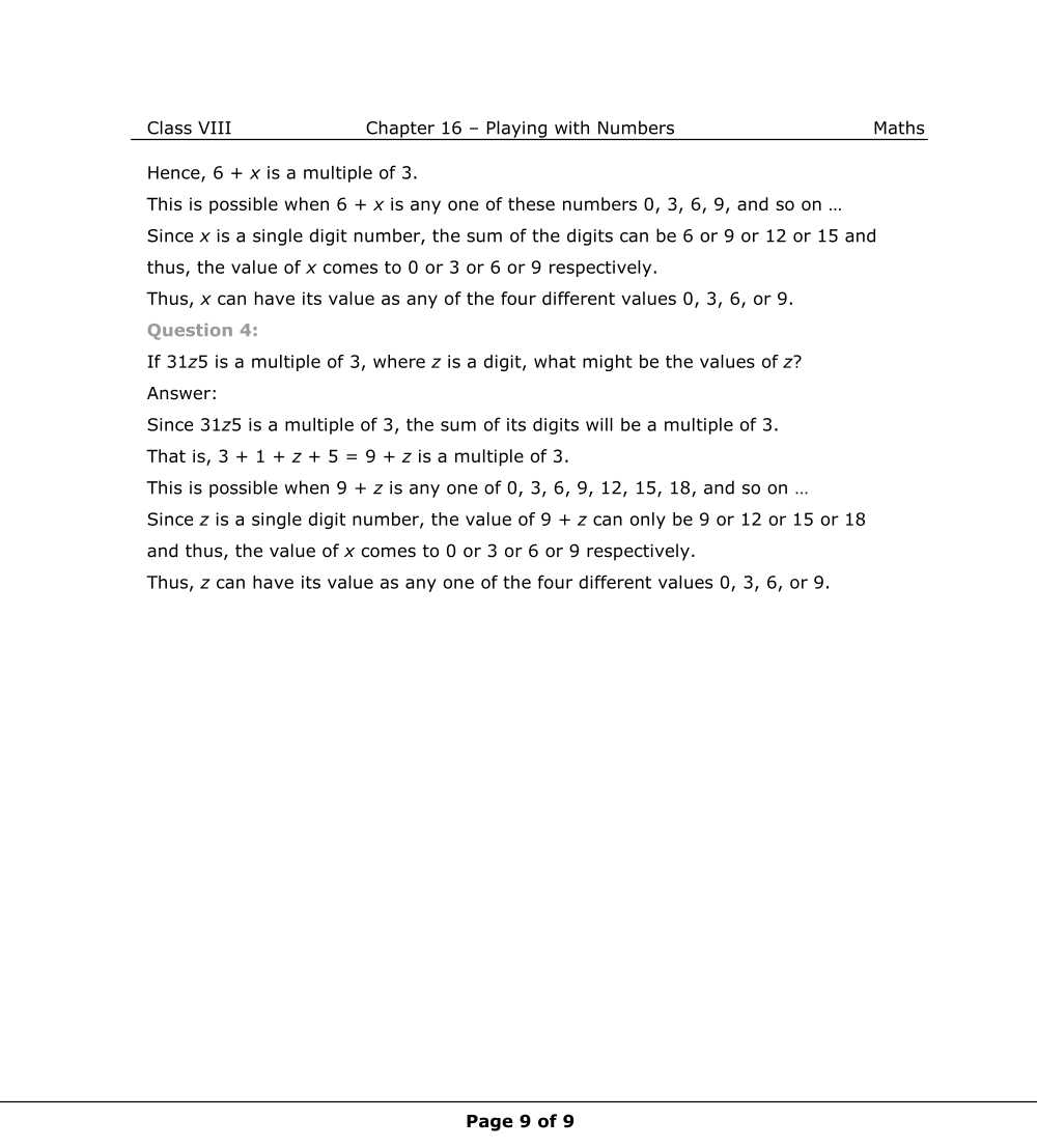 NCERT Solutions For Class 8 Maths Chapter 16
