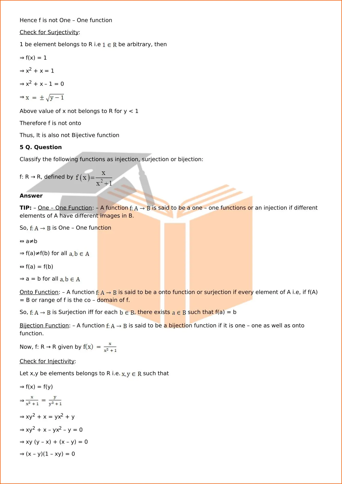 RD Sharma Solutions For Class 12 Maths Chapter 2 Functions