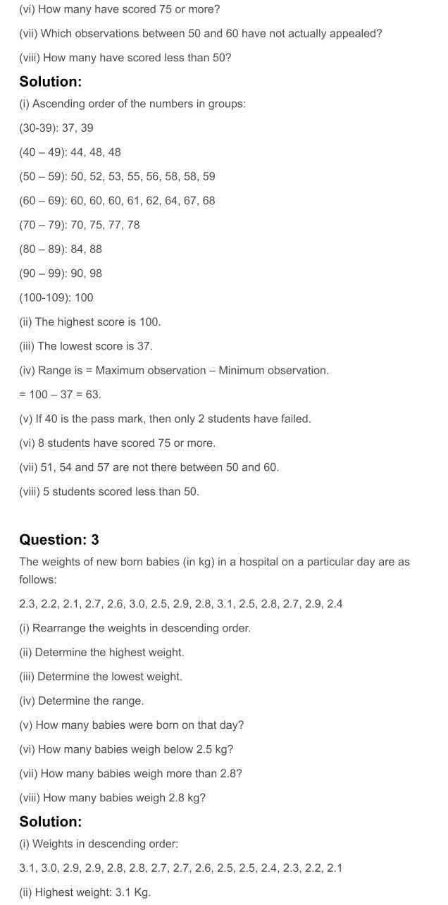 RD Sharma Solutions For Class 7 Maths Chapter 22